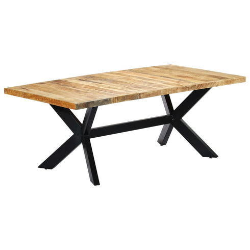 Rustika Rowe -  Dining Table 200x100x75 cm Solid Mango Wood